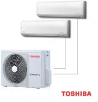 Внешний блок мульти сплит-системы на 2 комнаты Toshiba RAS-2M18G3AVG-E