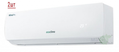 Мульти сплит-система на 2 комнаты Ecoclima Multi line R32 Free Match  CMWM-H09/4R2 [W]*2/СM2-H16/4DR2