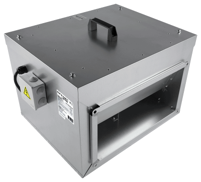Звукоизолированный прямоугольный канальный вентилятор ZKSA 600x350-4L1 OPENAIR by ZILON