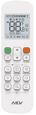 Кассетный фанкойл до 5 кВт Mdv MDKC-V400R-B/MBQ1-01D