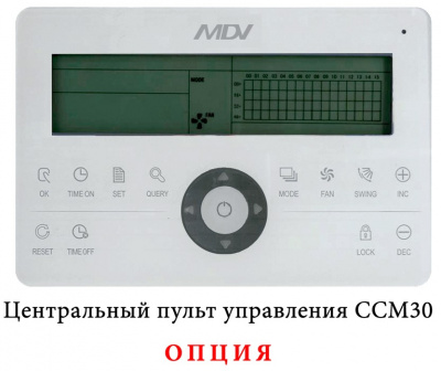 Напольно-потолочный фанкойл до 8 кВт Mdv MDKH3-V800F-R4