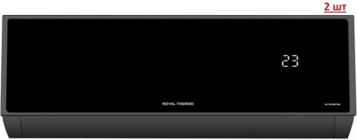 Мульти сплит-система на 2 комнаты Royal Thermo RTFMO-18HN8/RTFMI-09HN8/black*2