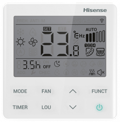 Индивидуальный проводной пульт Hisense YXE-E01U(E)