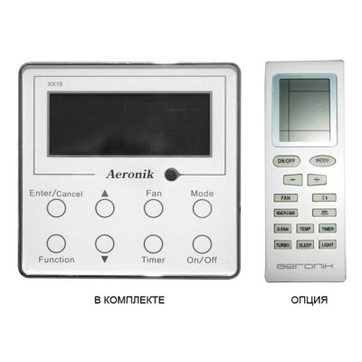 Кассетный фанкойл до 3.5 кВт Aeronik AFP 68 XD-E (AT02)